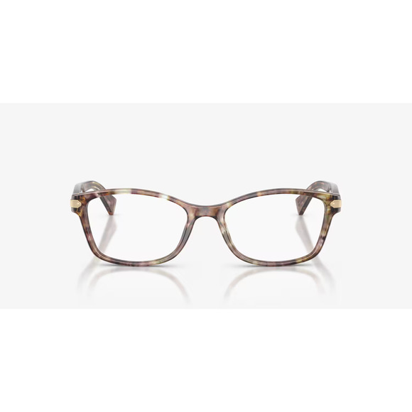 COACH HC6065 CONFETI LIGHT BROWN FULL RIM AUTHENTIC EYEGLASSES 51-17-135 - Picture 1 of 4